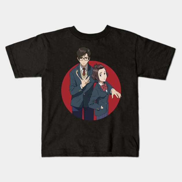 Parasyte Kids T-Shirt by Hala Art